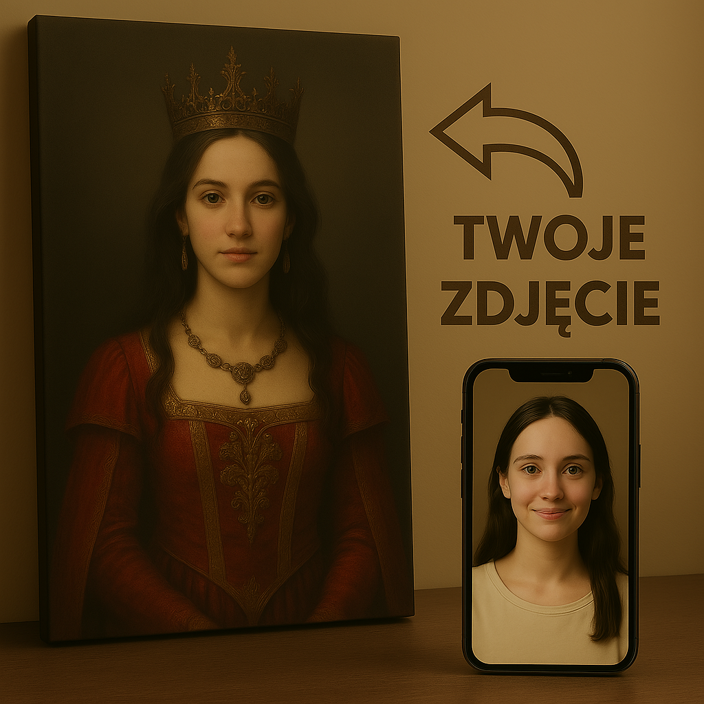 Królowa – Personalizowany Obraz na Płótnie