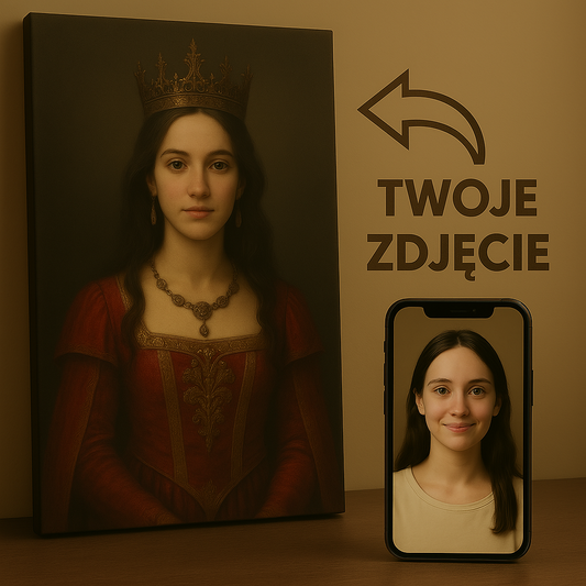 Królowa – Personalizowany Obraz na Płótnie
